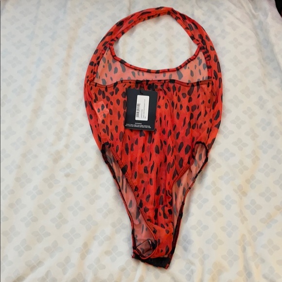 Leopard print body suit size small - Picture 2 of 2